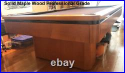 Billiard Games Pool Table 8 ft. Hand Crafted Craftmaster Mint Condition