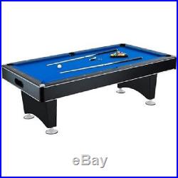 Billiard Pool Table 7' 8' Auto Ball Return Hathaway Hustler Complete Blue Black
