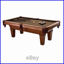 Billiard Pool Table 7 Foot Balls Cues Triangle Chalk Man Cave Bar Play Billiards