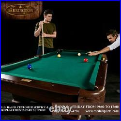 Billiard Pool Table Cue Rack Storage Dartboard Combo Indoor Game Set Green 90