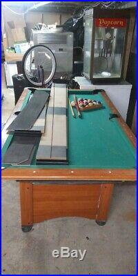 Billiard Pool Table in good condition. With balls and sticks