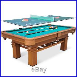 Billiard Pool Table with Table Tennis Top EastPoint Sports 7.25