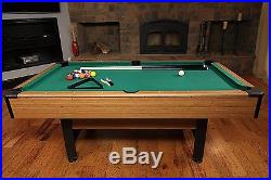 Billiard Table 6.5 inch Wood Pool Table Ball & Claw Billiard Game Room Set Cues