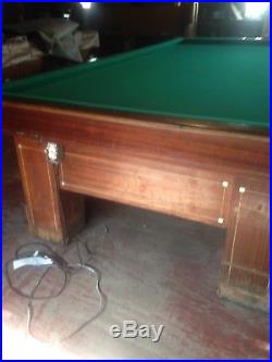 Billiard table 3 Cushion Antique 1920's very heavy and very good condition