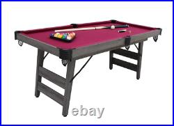 Billiards Pool Table Portable Billiard Game Set Indoor Folding Easy Family Toy