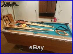 Billiards, pool table, coin operated
