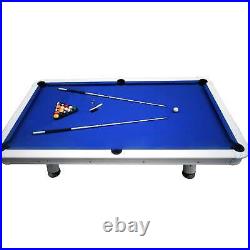 Bluewave Alpine Outdoor Pool White Table with Blue Felt in 8