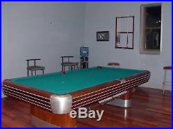 Brunswick 100th Anniversary 9' Mahogany Pool Table