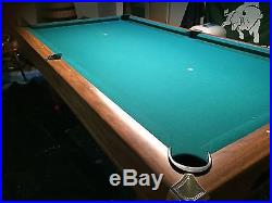 Brunswick 4' x 8' With 1 slate Pool Table