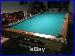 Brunswick 4' x 8' With 1 slate Pool Table