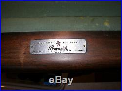 Brunswick 5' x 10' Anniversary Billiard Table c. 1945 walnut