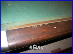 Brunswick 5' x 10' Anniversary Billiard Table c. 1945 walnut