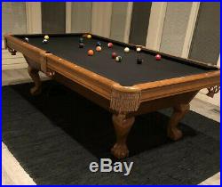 Brunswick 8 Foot Tremont Pool Table Billiards (Ping Pong topper included!)