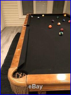 Brunswick 8 Foot Tremont Pool Table Billiards (Ping Pong topper included!)