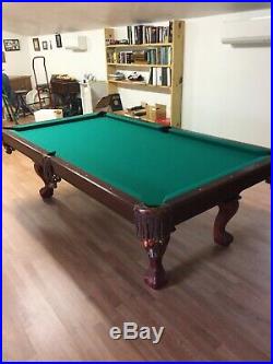 Brunswick 8 ft Pool Table Slate (1 Piece) Great Condition