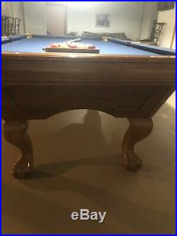 Brunswick 8ft Pool Table All Assessories And Cover Perfect Condition