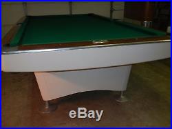 Brunswick 9' Gold Crown II Pool Table. Perfectly Restored. 1960's