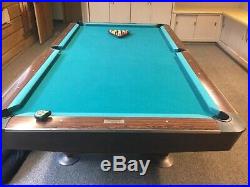 Brunswick 9 Pool table with Premium 1 Slate Excellent Condition