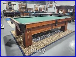 Brunswick 9' Regina Pool Table- 1915