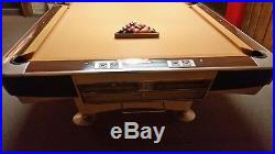 Brunswick 9 gold crown 1 pool table