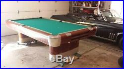 Brunswick Anniversary 9 Pool Table, for parts or restoration