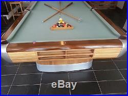 Brunswick Anniversary Billiards Snooker Pool Table Original Model D-C 8' 9' 9 ft