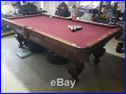 Brunswick Antique Pool Table 9