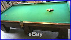 Brunswick Antique The Medalist 10 foot Pool Table