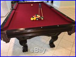 Brunswick Avalon II made in America pool table great condition with accessories