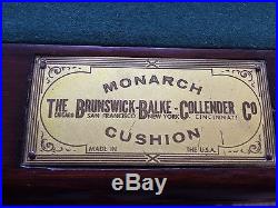 Brunswick-Balke-Collander Collection The Monarch Cushion Pool Table