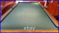Brunswick-Balke-Collender 9 foot Antique Pool Table with Return