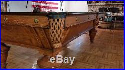 Brunswick Balke Collender 9-foot pool table Narragansett 1890 to 1910