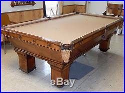 Brunswick Balke Collender Co. Billiard Pool Table antique over 100 years old