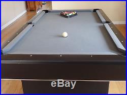 Brunswick Billiard Table, 7 footer. It is a Hampton II and was brought in 2002