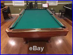 Brunswick Billiards Gold Crown III (Rosewood) Model No. AK Pool Table