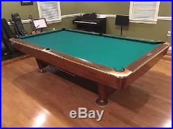 Brunswick Billiards Gold Crown III (Rosewood) Model No. AK Pool Table