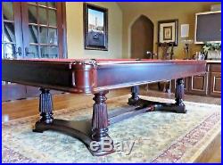 Brunswick Billiards Pool Table 8 ft Montebello plus Floor Rack & Accessories