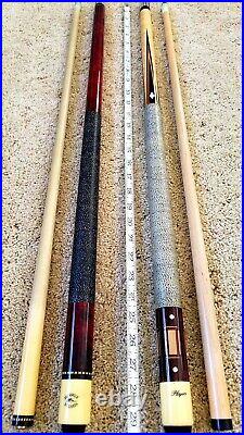 Brunswick Billiards and Players Pool Cues Set of 2 with Case
