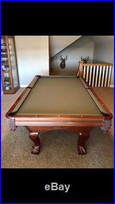 Brunswick Bradford 8 Foot Slate Pool Table with Accessories