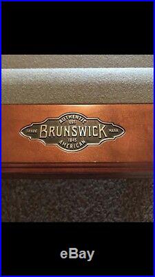 Brunswick Bradford 8 Foot Slate Pool Table with Accessories