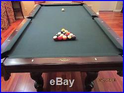 Brunswick Bradford 8 ft Pool Table and Accessories