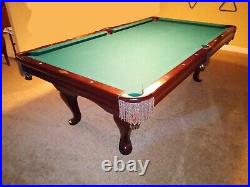 Brunswick Bradford pool table 8' in great shape, 1 inch slate
