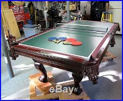 Brunswick Brookstone Pro 8 Billiard Pool table with hockey & ping pong table