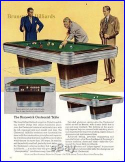 Brunswick Centennial Pool Table
