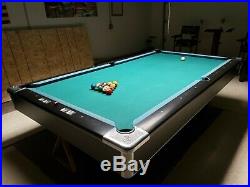 Brunswick Centurion Billiards Pool Table 9' Slate Top Gloss Black