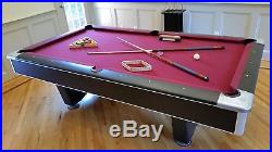Brunswick Centurion Pool Table with Gully Return and Accessories