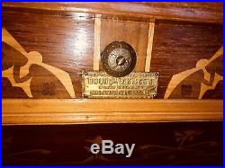 Brunswick & Company of Chicago 1870's Antique Pool Table Cue rack and ball rack