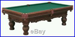 Brunswick Cromwell 9' pool table dark walnut