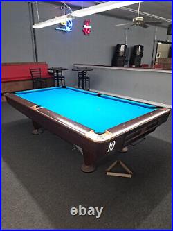 Brunswick Gold Crown 4 pool table 8ft (lot of 5) x2 ball returns x3 drop pocket