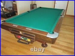 Brunswick Gold Crown 9 foot pool table